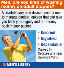 Men's Liberty - alternative to diapers