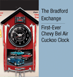 The Brandford Exchange - First-Ever Chevy Bel Air Cuckoo Clock